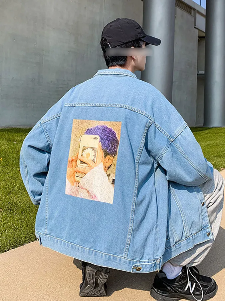 All-Match Loose Men'S Denim Jacket