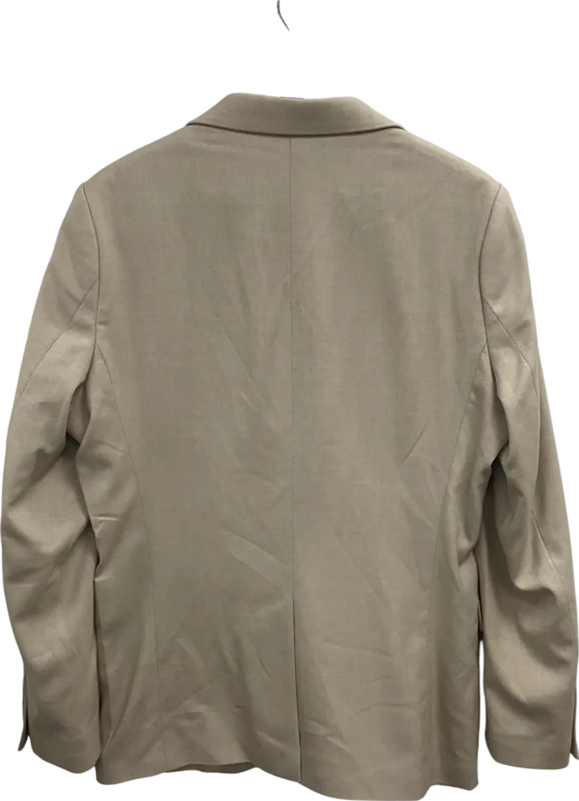 boohooMan Beige Single Breasted Blazer UK 40" CHEST