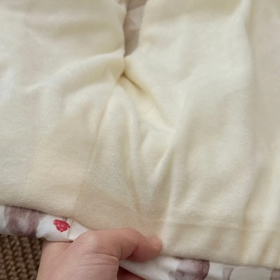 Cartoon Animal Print Plush Padded Jacket