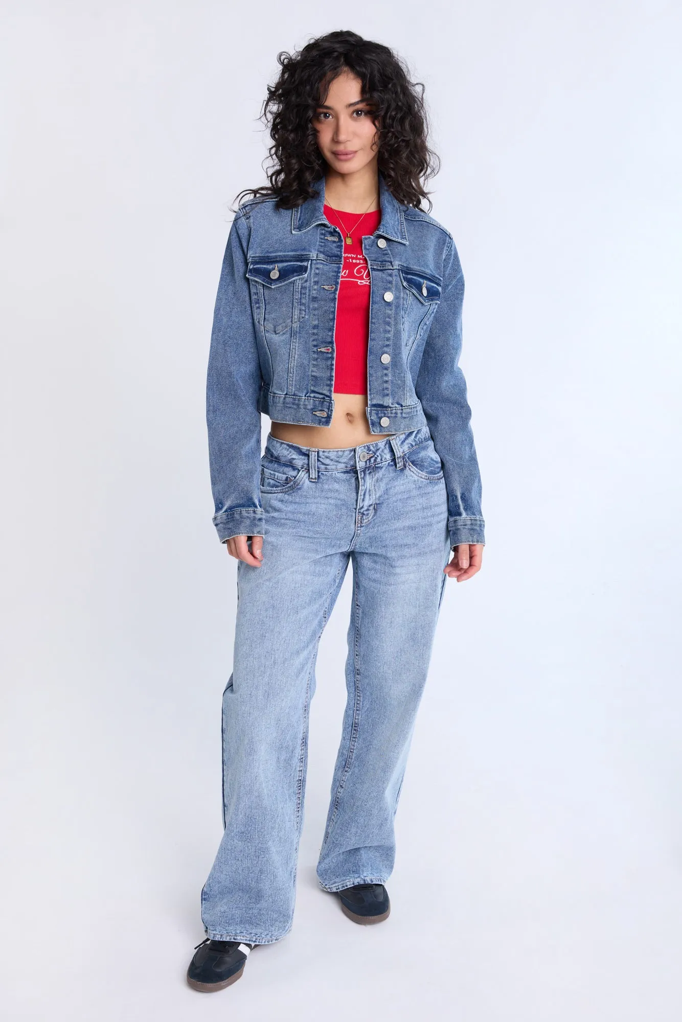 Cropped Denim Jacket