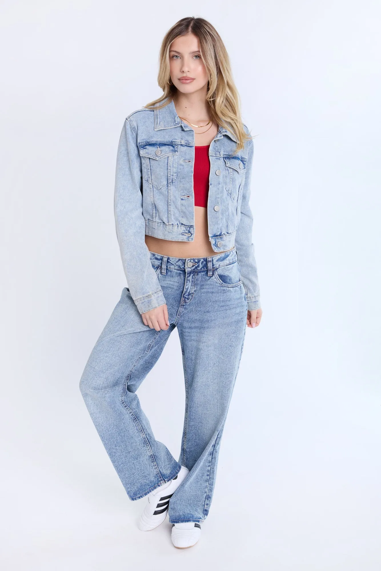 Cropped Denim Jacket