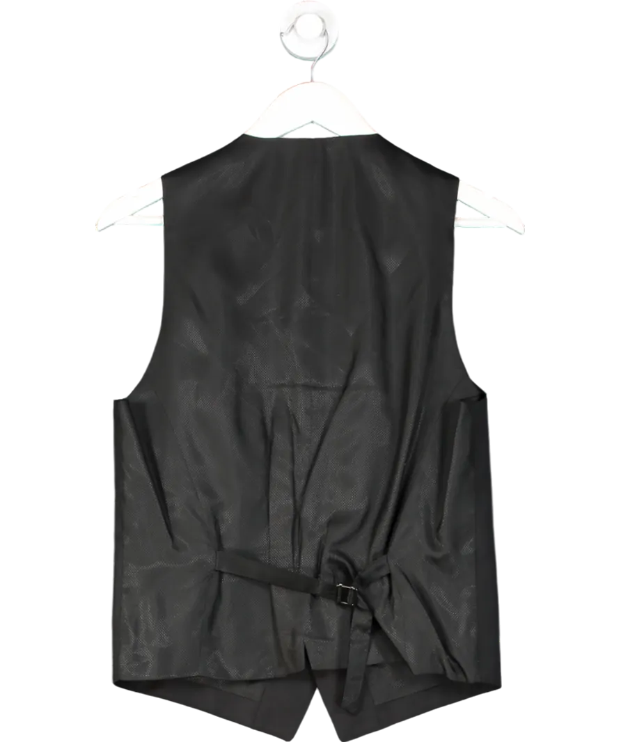 HUGO BOSS Black Guabello Super 120 Single Breasted Waistcoat UK 34" CHEST