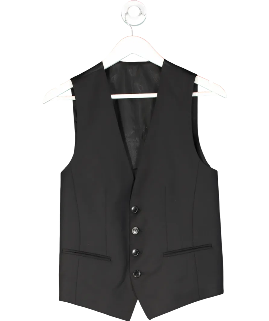 HUGO BOSS Black Guabello Super 120 Single Breasted Waistcoat UK 34" CHEST