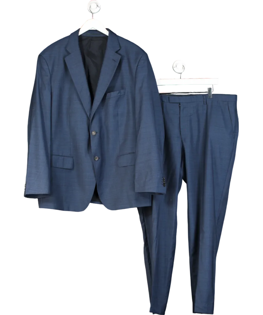 hugo boss Blue Two Piece Single Breasted Suit UK XXL