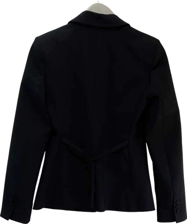 MANGO Black Suit Jacket With Buttons UK S