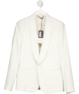 River Island White Slim Fit Suit Jacket. UK 38" CHEST