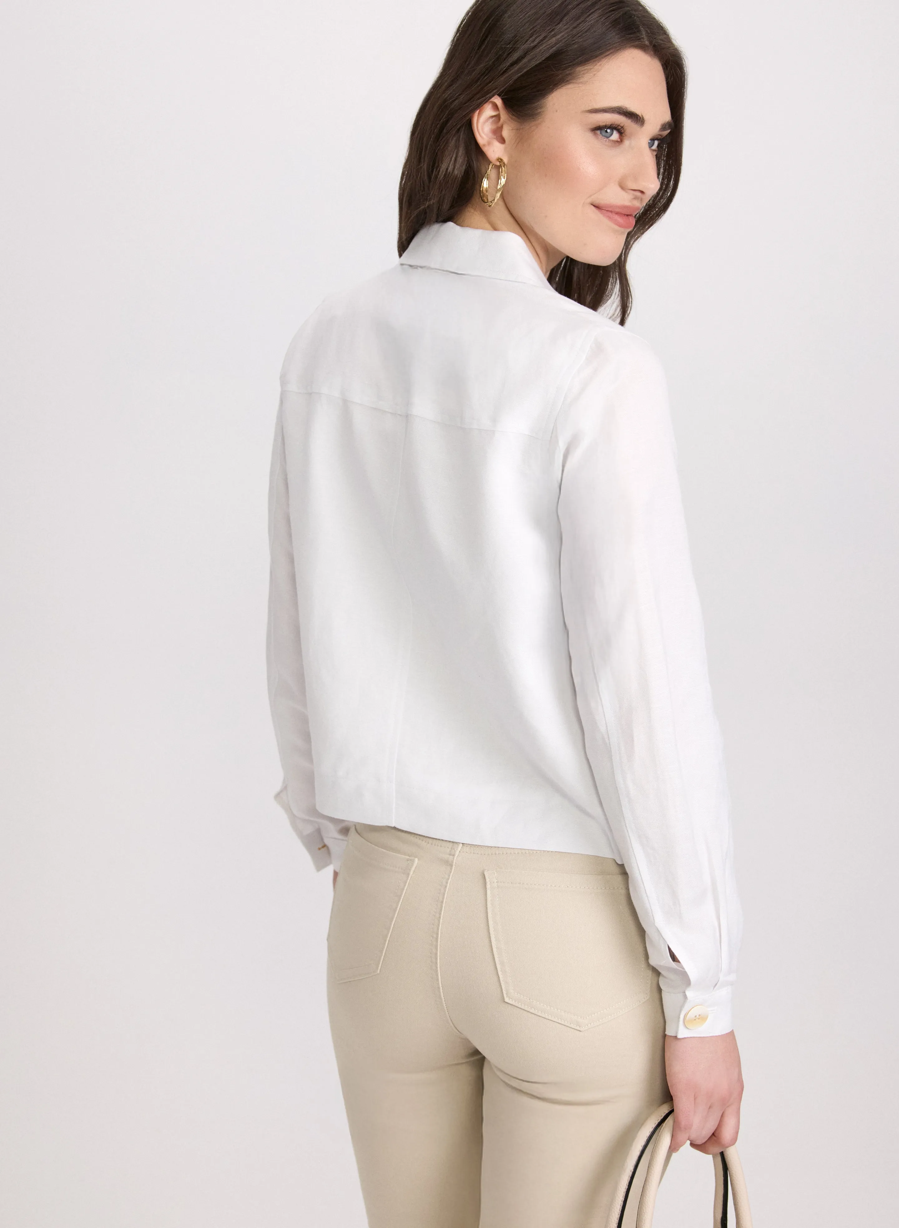 Short Linen Jacket
