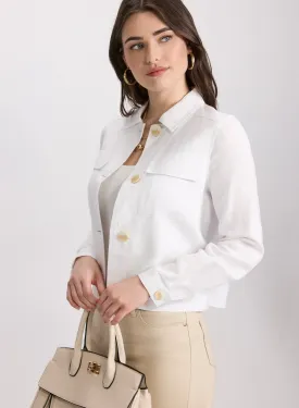 Short Linen Jacket