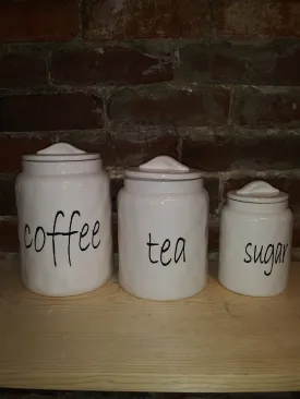 Slated Simply Canister Set