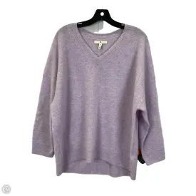 Sweater Cashmere By Clothes Mentor In Purple, Size: L