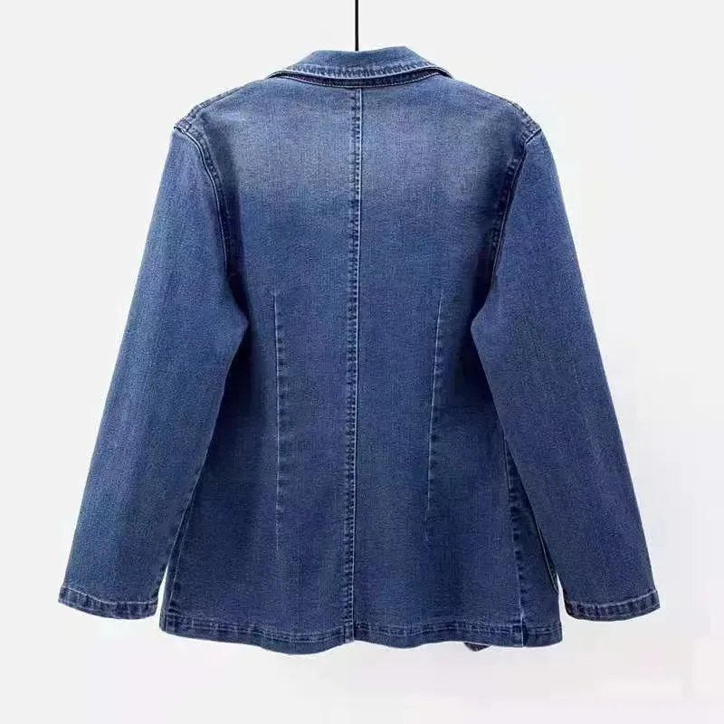 Zara  Elegant Denim Trench Coat