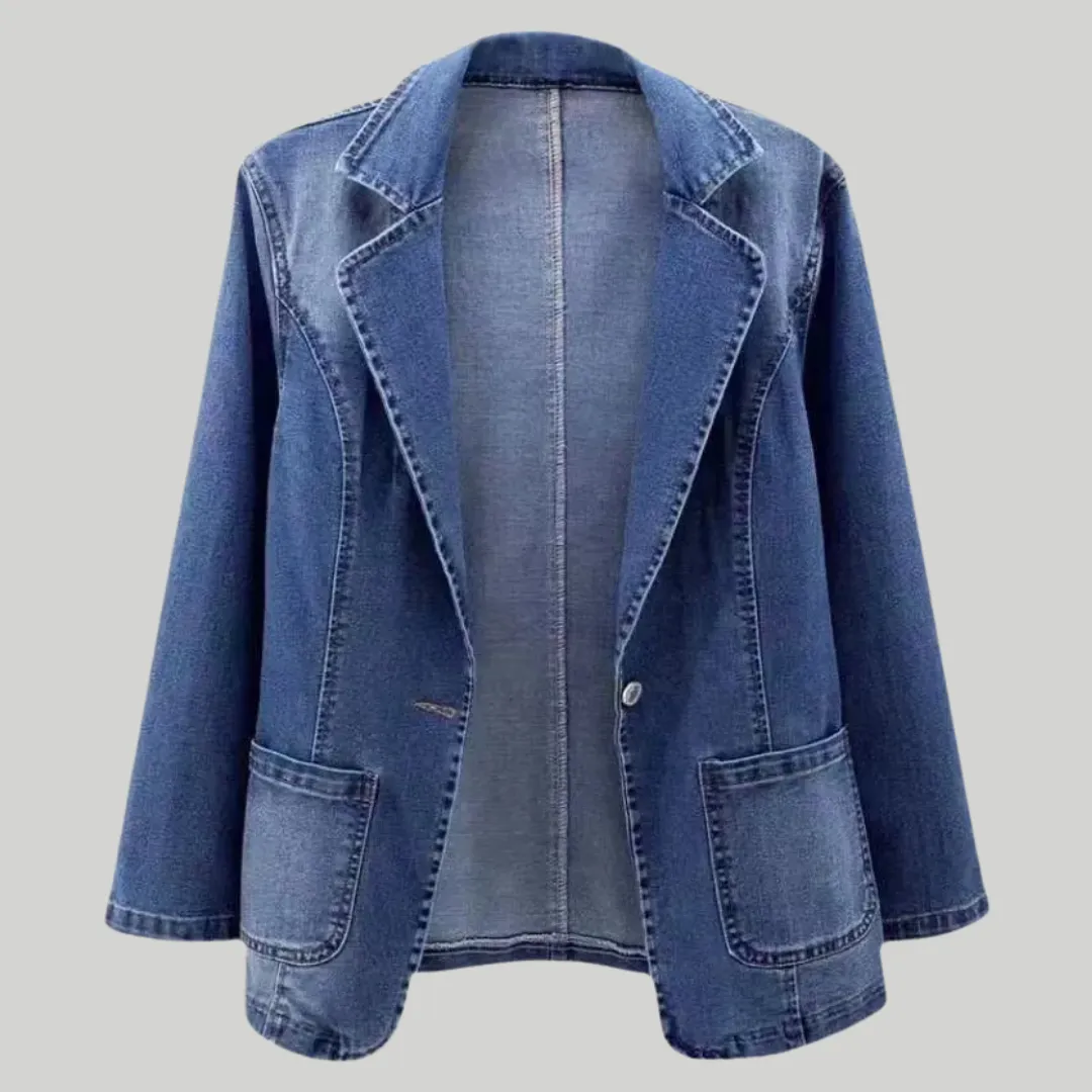 Zara  Elegant Denim Trench Coat
