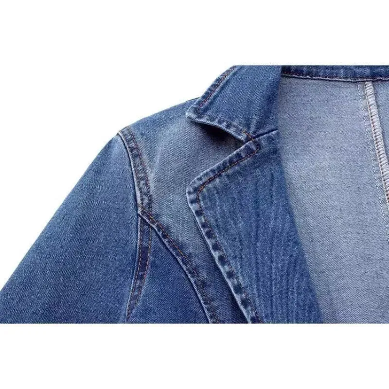 Zara  Elegant Denim Trench Coat