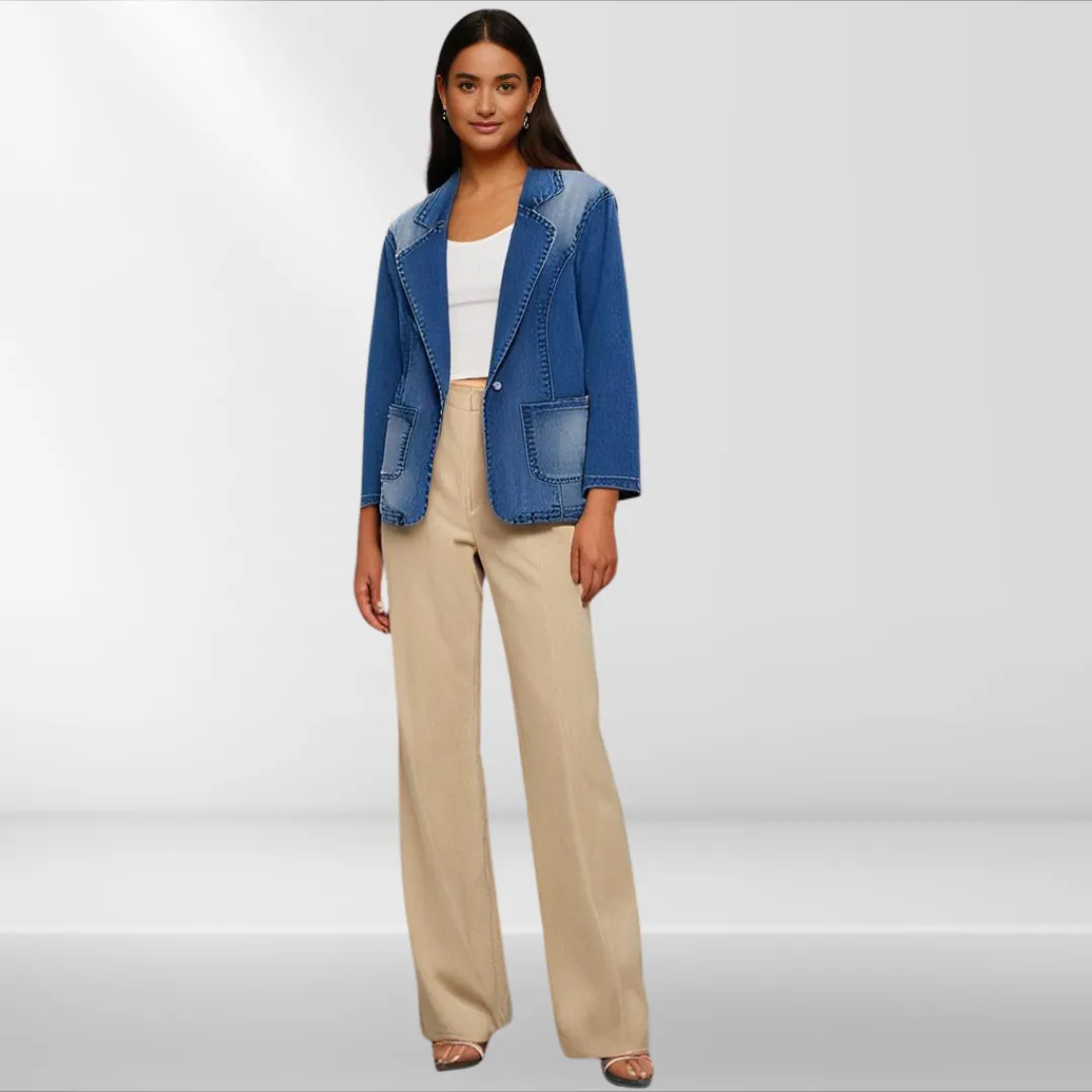 Zara  Elegant Denim Trench Coat